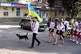 День Незалежності України. Урочиста хода та мітинг. Кролевець, 24 серпня 2015
