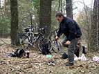 Велоподорож кролевчан у ліс біля Брюловецького. Кролевецький район, 17 квітня 2011 року