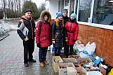 Кролевчани збирають продукти для воїнів у зону АТО. Кролевець, 31 січня 2015